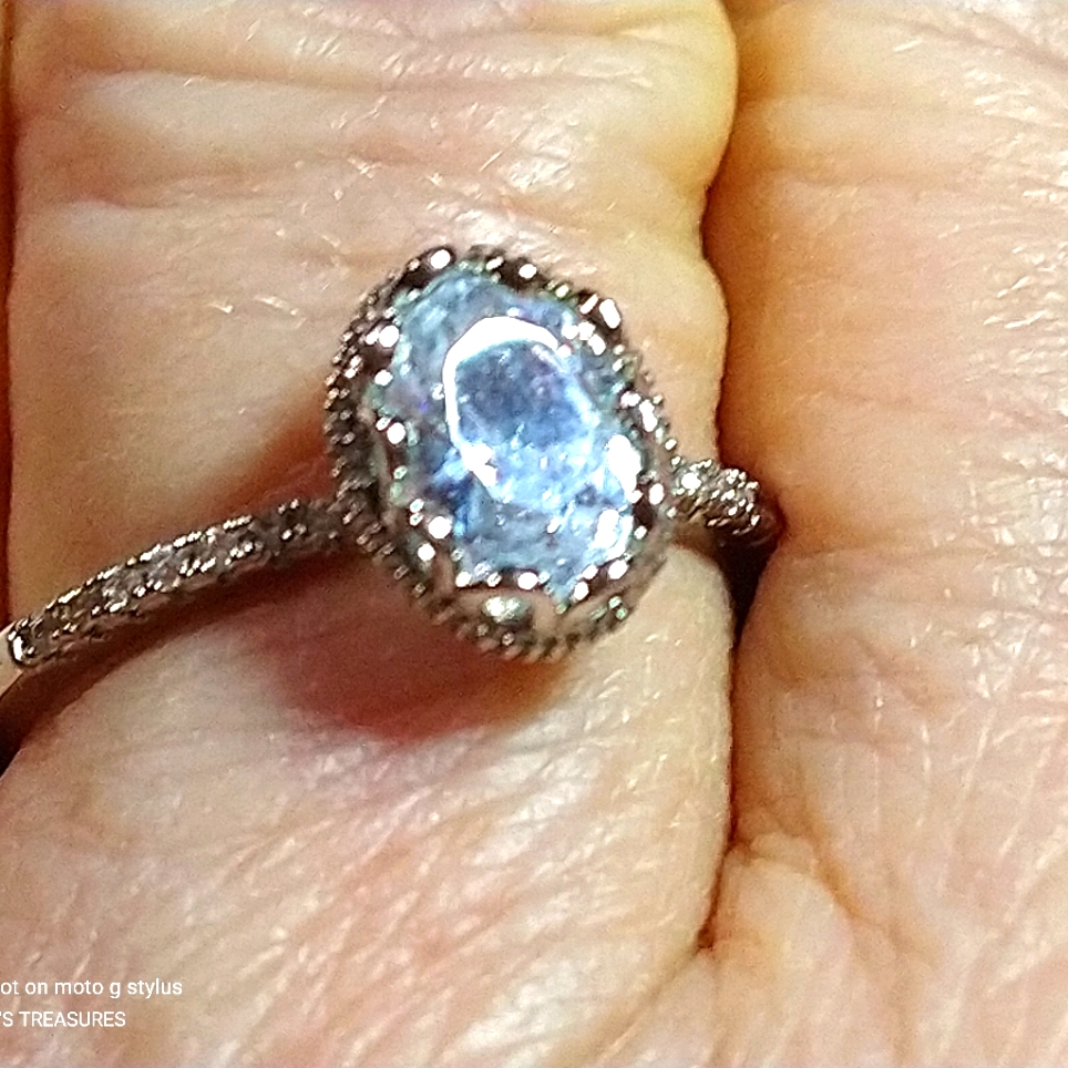 Moissanite And Genuine White Sapphires On The Shoulders FacetedR-130942 152$